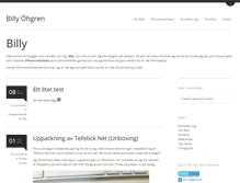 Tablet Screenshot of billyohgren.com
